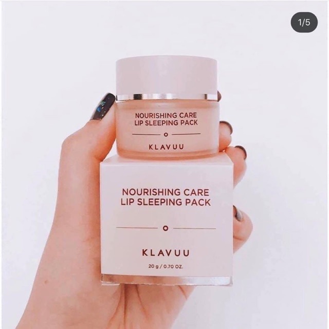 Ủ môi trị thâm Klavuu Lip Sleeping Pack – Made in Korea ( feedback thật khách dùng sp )0